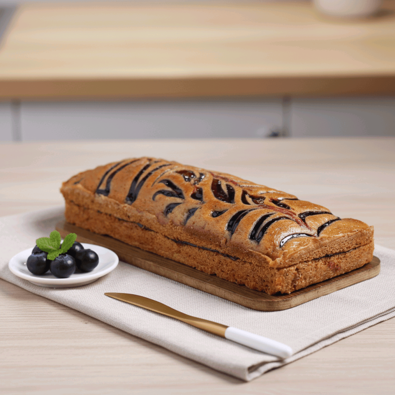 Kek Pisang Blueberry